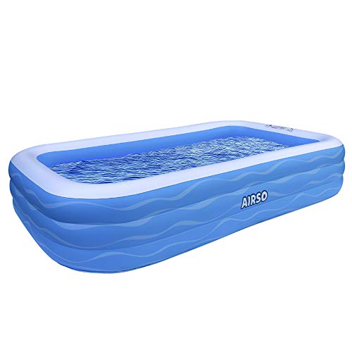 Inflatable Swimming Pool Family Full-Sized 118" x 72" x 22" Adjustable Height, Via Amazon