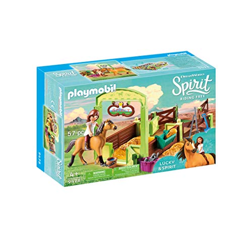 Playmobil Spirit Riding Free Lucky & Spirit with Horse Stall Playset Via Amazon