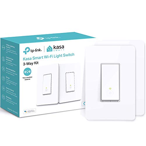 2 Pack Kasa 3 Way Smart Switch Kit by TP-Link, Wifi Light Switch Via Amazon
