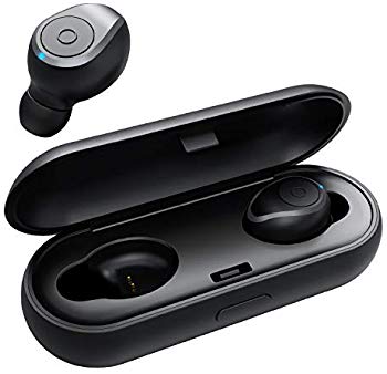 L Linpa World Bluetooth Wireless 20H Playtime Earbuds Headphones Via Amazon