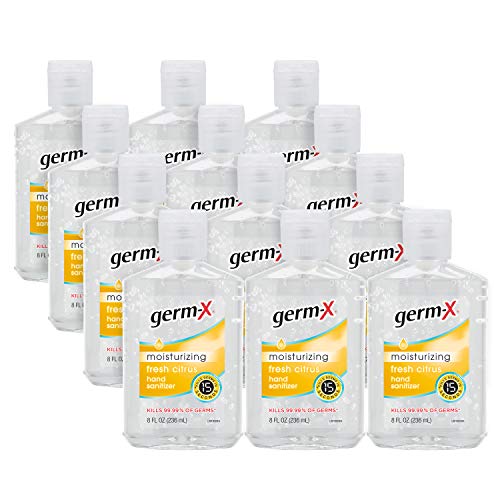 12 Pack Germ-x Hand Sanitizer, Original, 8 Fl Ounce Via Amazon