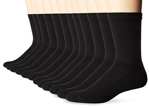 12-Pack Hanes Men's FreshIQ X-Temp Active Cool Crew Socks Via Amazon