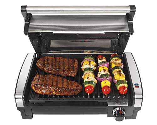 Hamilton Beach Electric Indoor Searing Grill, 6-Serving Via Amazon