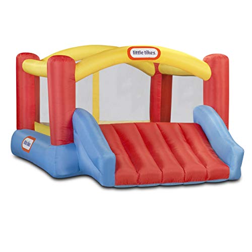 Little Tikes Inflatable Jump 'n Slide Bounce House w/heavy duty blower Via Amazon