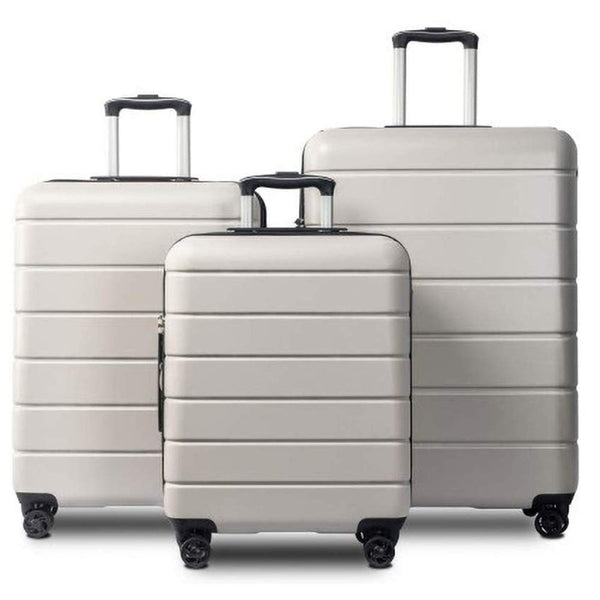 Romatpretty Travel Luggage, Suitcase Set, Spinner Suitcase, 20", 24" , 28" Via Amazon