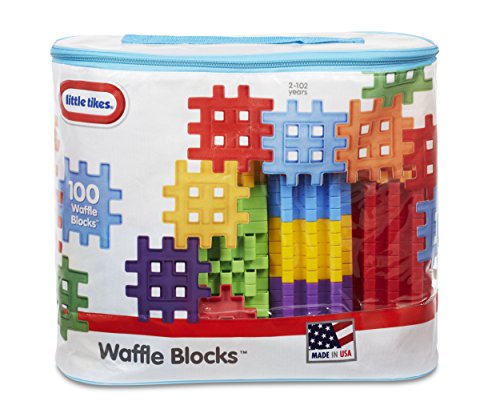 Little Tikes Waffle Blocks Bag (100 Piece) Via Amazon
