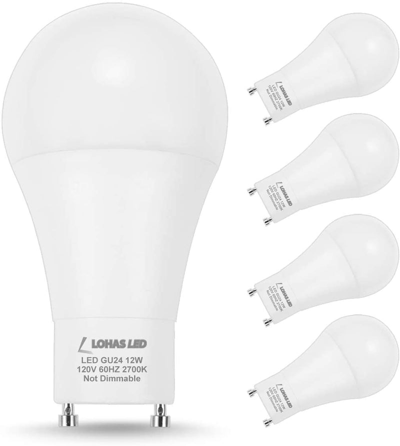 4 pack LED Bulbs With Twist Lock Base Via Amzon