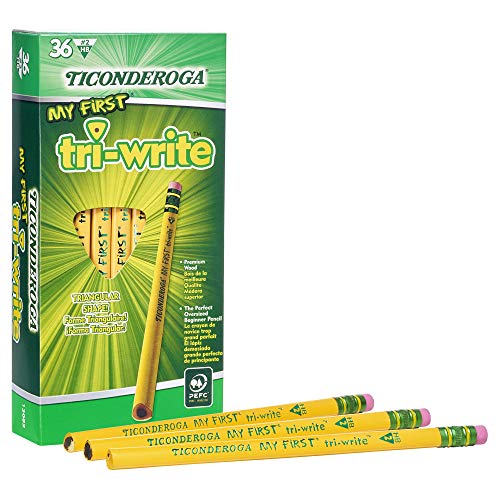 TICONDEROGA Pencils with Eraser, #2 HB Soft, 36-Pack Via Amazon