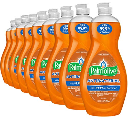 9 Pack Palmolive Ultra Liquid Dish Soap, Antibacterial, 20 Fl Oz, Via Amazon