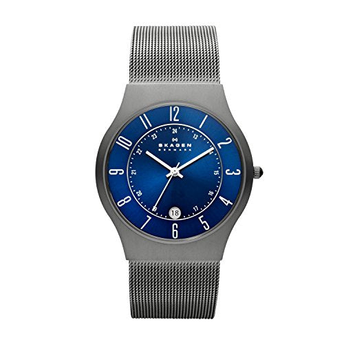 Skagen Men's White Label Titanium Analog-Quartz Watch Via Amazon