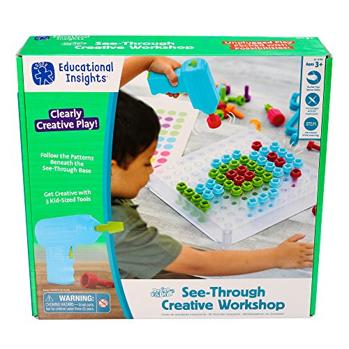 Educational Insights Design & Drill See-Through Creative Workshop - Drill Toy Via Amazon