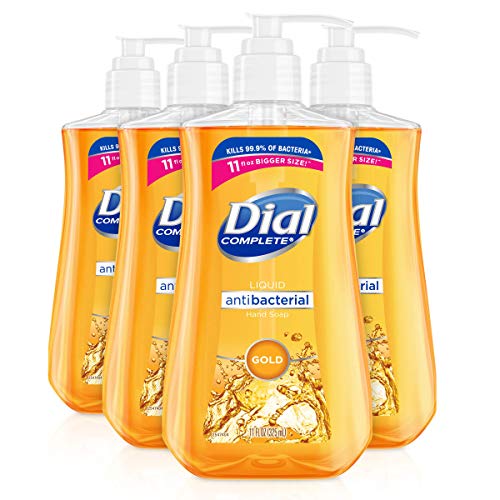 Dial Antibacterial liquid hand soap, gold, 11 ounce (Pack of 4) Via Amazon