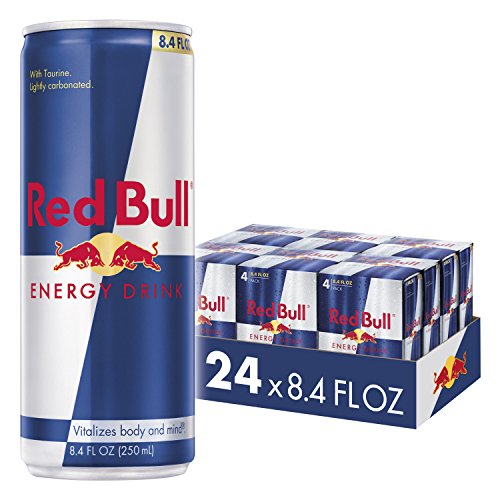 Red Bull Energy Drink 8.4 Fl Oz, 24 Pack (6 Packs of 4) Via Amazon