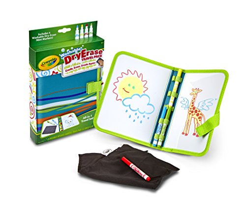 Crayola Washable Dry Erase Travel Pack, Whiteboard for Kids, Via Amazon