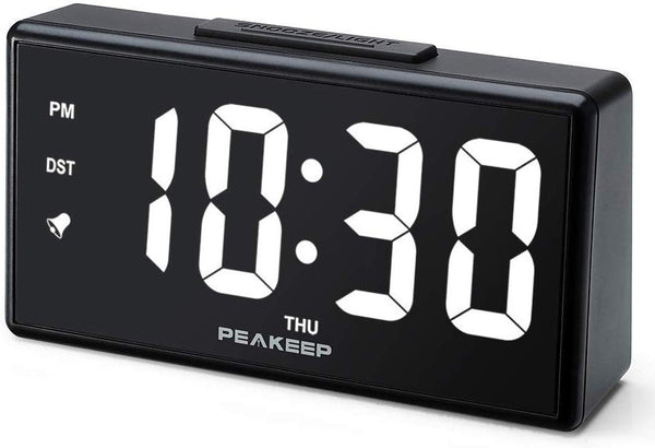 Digital Alarm Clock with USB Charger Via Amazon