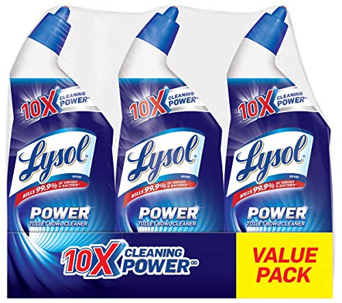 Lysol Lysol Power Toilet Bowl Cleaner, 10x Cleaning Power, 3 Count Via Amazon