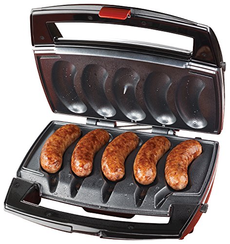 Johnsonville BTG0498 Sizzling Sausage Grill, OSFA, Black/Stainless Via Amazon