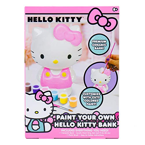 Hello Kitty Paint Your Own Piggy Bank Via Amazon