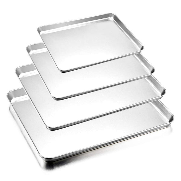 Set of 4 Stainless Steel Baking Pans Via Amazon SALE $14.49 Shipped! (Reg $33)