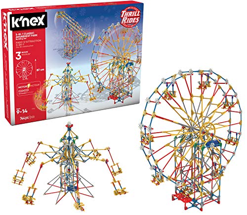 K'NEX Thrill Rides - 3-in-1 Classic Amusement Park Building Set Via Amazon