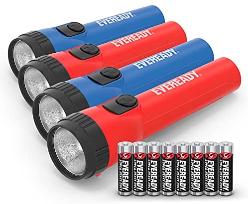 4-Pack LED Flashlights with Batteries
Via Amazon