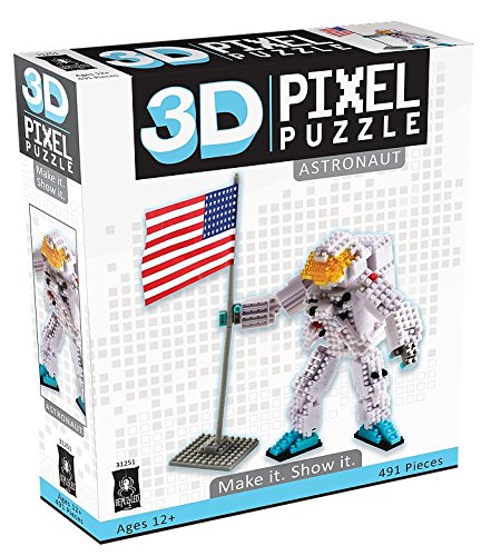 BePuzzled 3D Pixel Puzzle - Astronaut Via Amazon