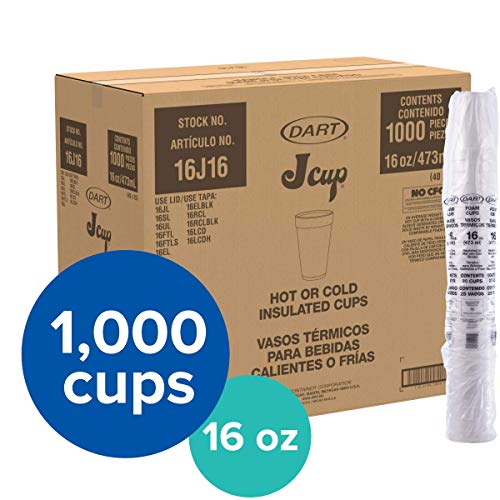 1000 Dar 16 oz Big Drink Foam Cup (40 Packs of 25) Via Amazon