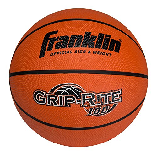 Franklin Sports Grip-Rite 100 Rubber Basketball (Size 7) Via Amazon