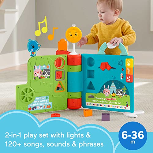 Fisher-Price Sit-to-Stand Giant Activity Book, Electronic Learning Toy and Activity Center Via Amazon