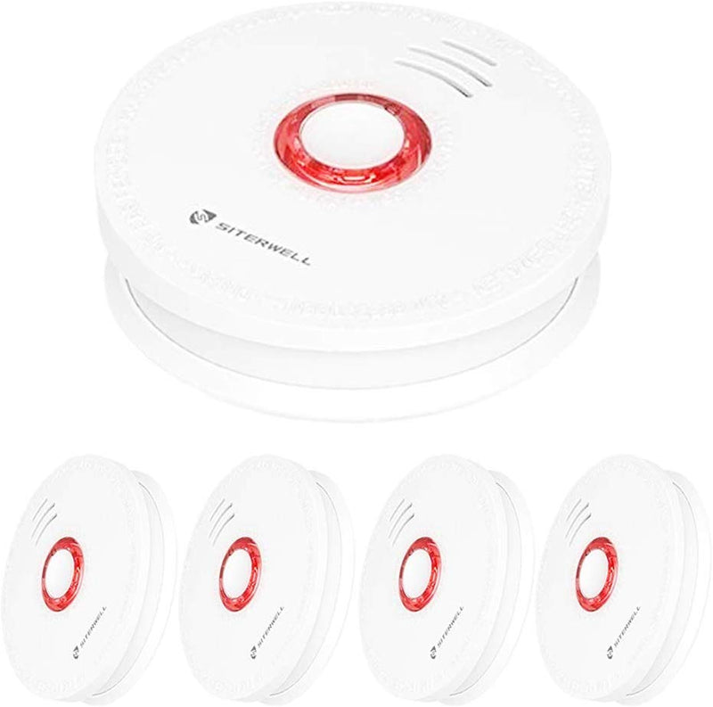 Smoke Alarm Detector 4 Pack Via Amazon