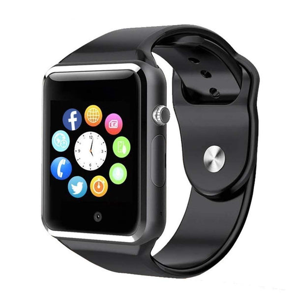 Smart Watch Touchscreen Bluetooth Smartwatch Wrist Watch Sports Fitness Tracker with SIM SD Card Slot Via Amazon