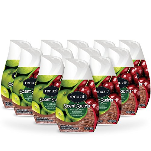 Renuzit Scent Swirls Air Freshener Gel, (12 Count) Via Amazon