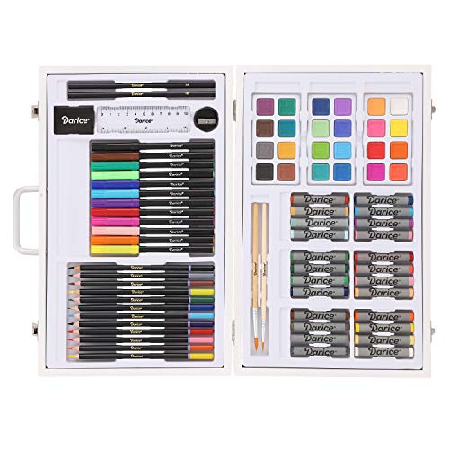 Studio 71 Kids Art Set in Wood Case, 82 pieces Via Amazon