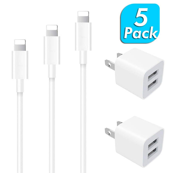 Pack of 5 Phone Charger Via Amazon