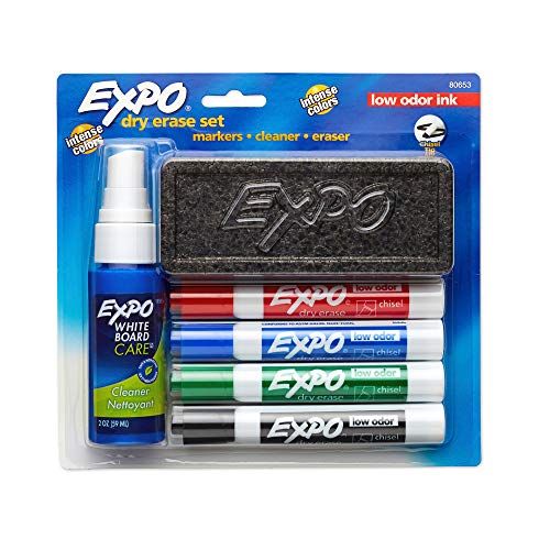 EXPO Dry Erase Marker Set, 6 Piece Via Amazon