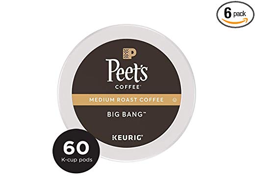 Peet’s Coffee, Big Bang, Medium Roast, K-Cup Pack (60 ct.) for $20.00 Shipped! (Reg $40)