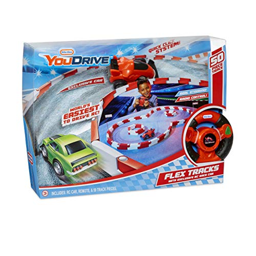 Little Tikes YouDrive Flex Tracks Red Race Car w/ Easy Steering RC Via Amazon