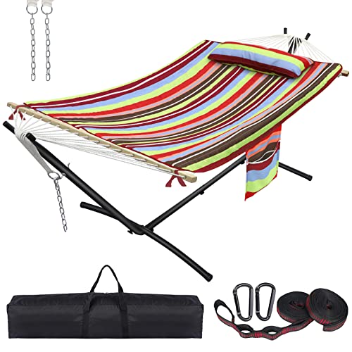 550lbs Capacity 2 Person Hammock with Stand Via Amazon