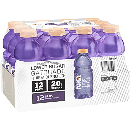 12 pack Gatorade G2 Thirst Quencher, Grape, 20 Ounce Bottles Via Amazon