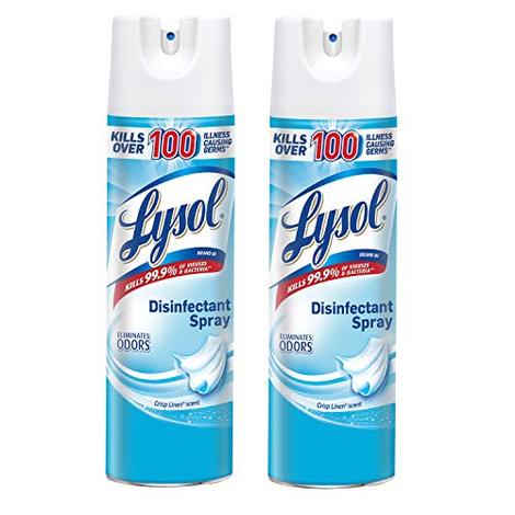 2 Pack Lysol Disinfectant Spray Via Amazon