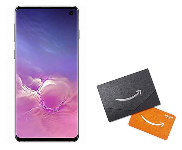 Samsung Galaxy S10 Factory Unlocked Phone with 128GB - w/Amazon.com $50 Gift Card