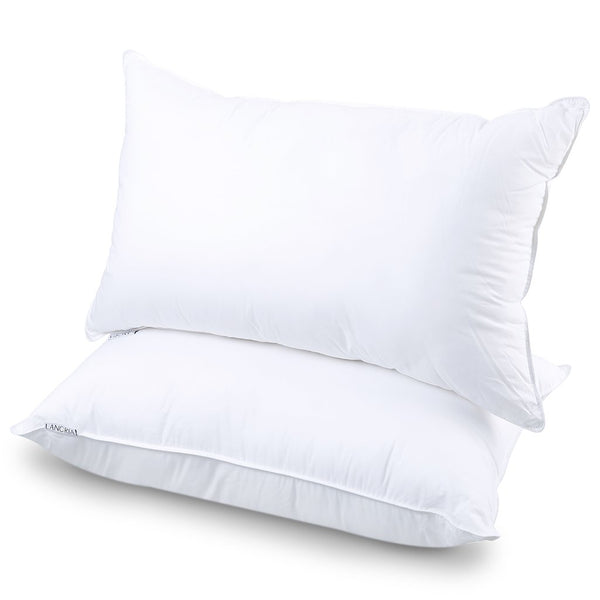 2 Pack Luxury Hotel Collection Bed Pillows Plush Down Alternative Via Amazon