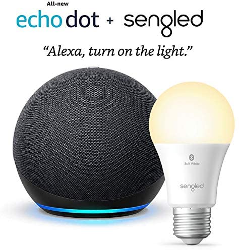 All-new Echo Dot (4th Gen) bundle with Sengled Bluetooth bulb Via Amazon