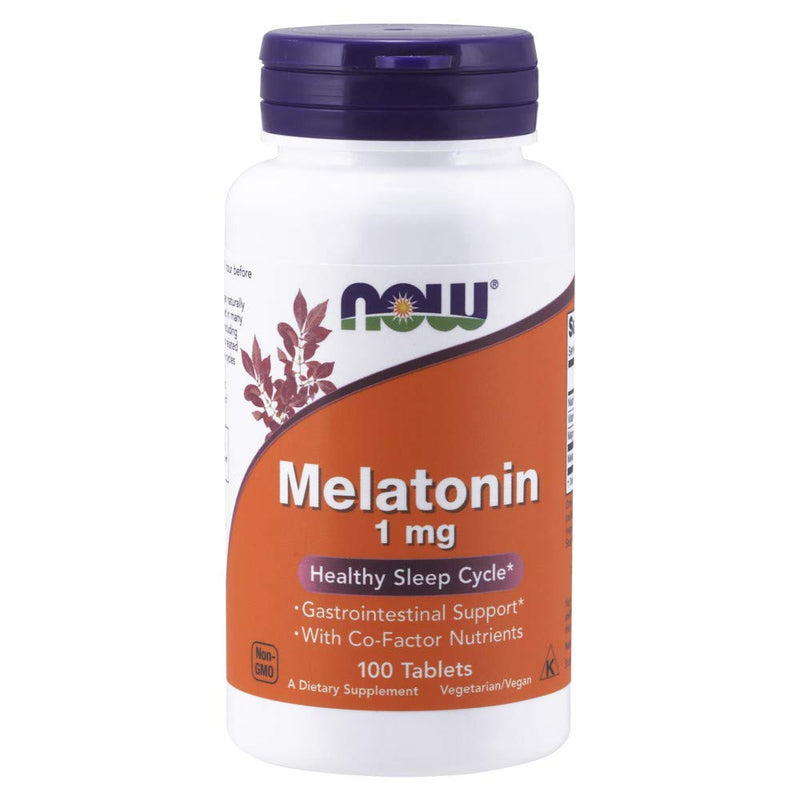NOW Supplements, Melatonin , with Co-Factor Nutrients, 100 Tablets Via Amazon
