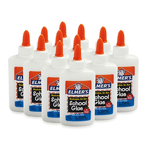 12 Count Elmer's Liquid School Glue Via Amazon