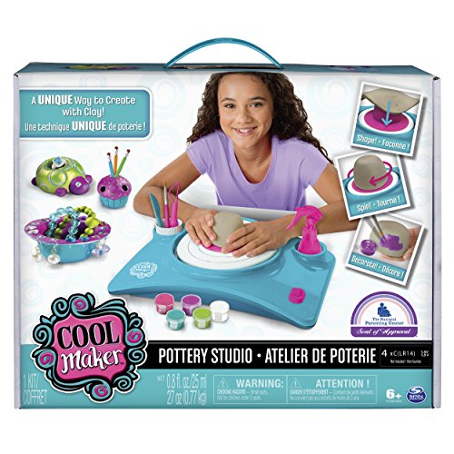 Cool Maker - Pottery Studio, Clay Pottery Wheel Craft Kit for Kids Age 6 and Up (Edition May Vary)