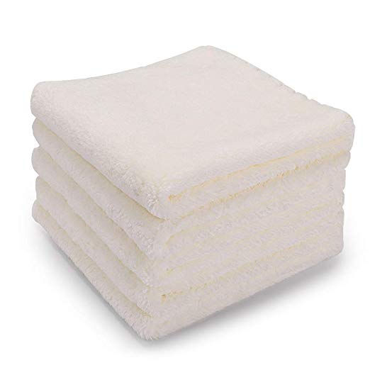 Coral Fleece Microfiber Washcloths 12×12 inches 5 Pack Via Amazon SALE $5.49 Shipped! (Reg $10.99)