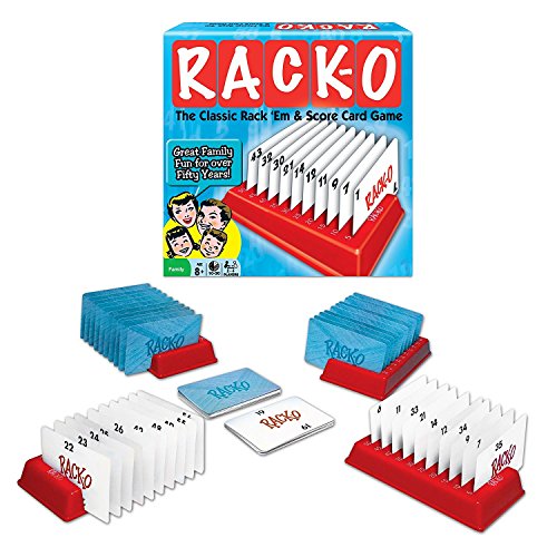 Winning Moves RACK-O, Retro package Card Game Via Amazon