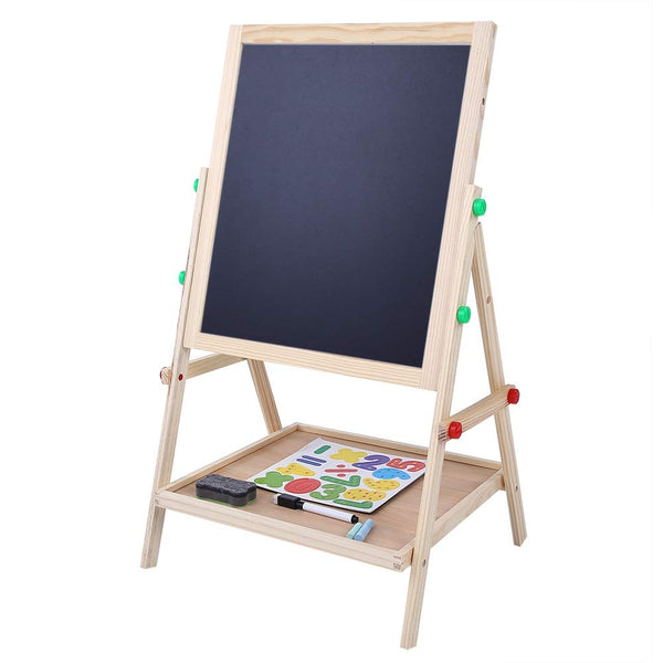 Topincn 2 in 1 Double Side Art Wooden Drawing Board Via Amazon