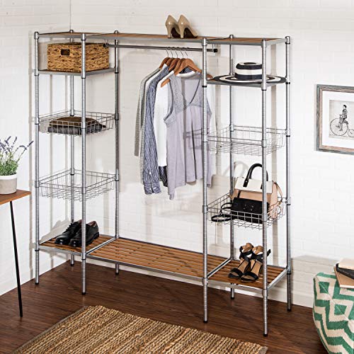 Honey-Can-Do Freestanding Open Wardrobe Via Amazon
